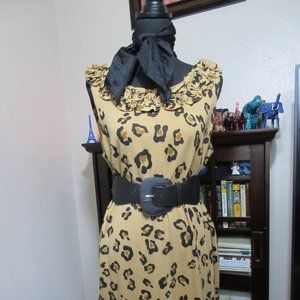 Leopard Print Dress Size XL